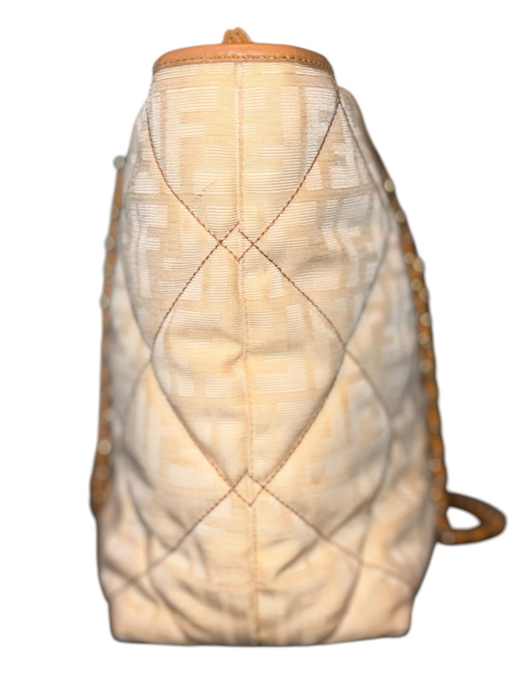 Fendi Zucca Quilted Roll Tote. - Picture 7 of 15
